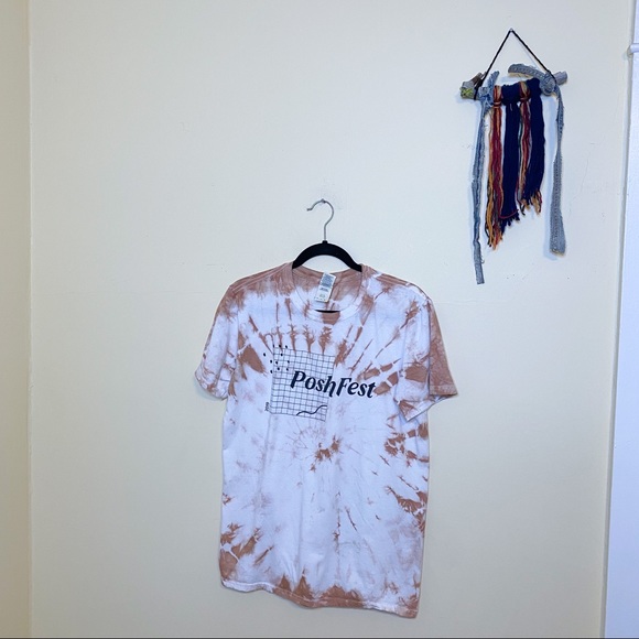 Poshfest 2020 tie dye tee - Picture 2 of 10